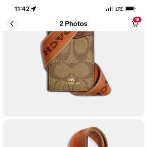 New Coach Lanyard No Tags